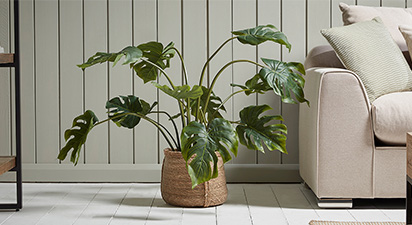 Faux Potted Monstera