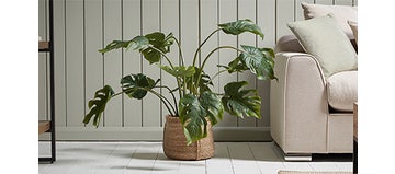 Faux Potted Monstera