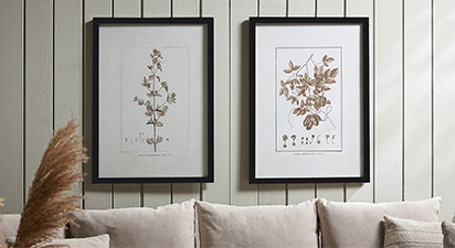 Two Framed Plant Prints