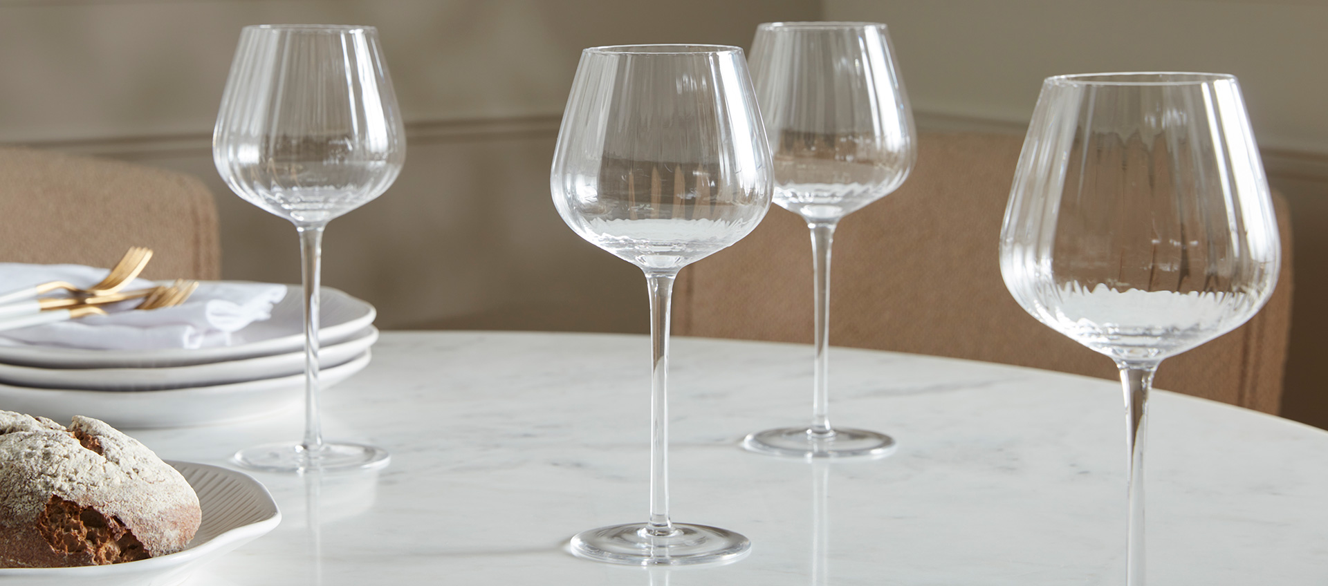 Ribbed wine glass 2025