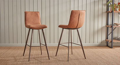 Two Brook Tan Bar Stools