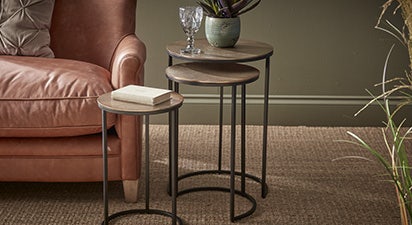 Gold Nesting Side Tables