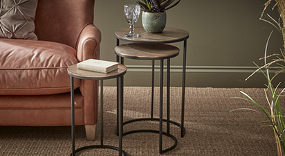 Gold Nesting Side Tables