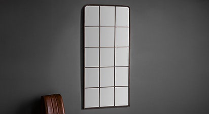Panelled Wall Mirror