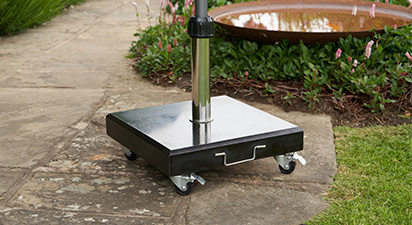 Square Granite Parasol Base - 40kg