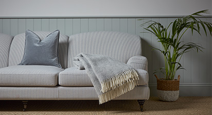 Grey Wool Throw