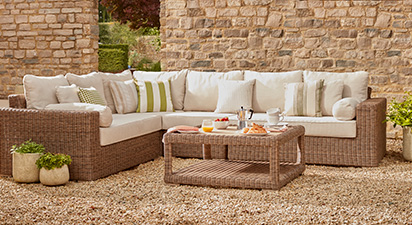 Regent 13C - Corner Sofa Set - Natural