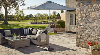 Table Parasol - Light Grey