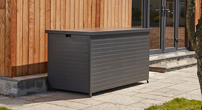 Aluminium Large Storage Box - Grey