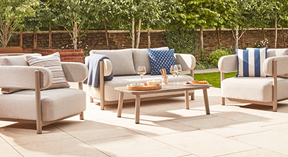 Monaco 10B - 2 Seat Sofa & Armchairs Set