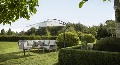 3M Hanging Parasol - Taupe