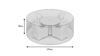 Small Round Dining Set Cover