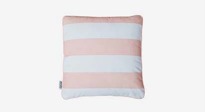 Striped Pink Scatter Cushion 38x38cm
