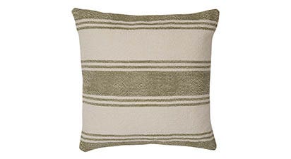 Sage Striped Cushion 45x45cm