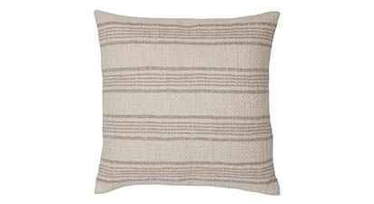 Grey Striped Cushion 45x45cm