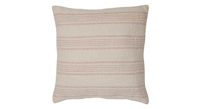 Pink Striped Cushion 45x45cm