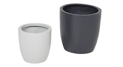 Set of 2 Oval Based Planters