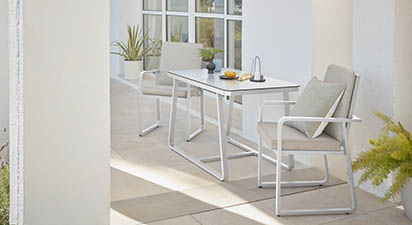 Albie Balcony Set - White