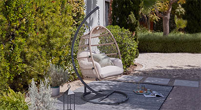 Bondi Hanging Egg Chair - Natural