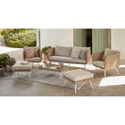 Avebury 11C - 3 Seat Sofa with Coffee Table with Footstools and Armchairs