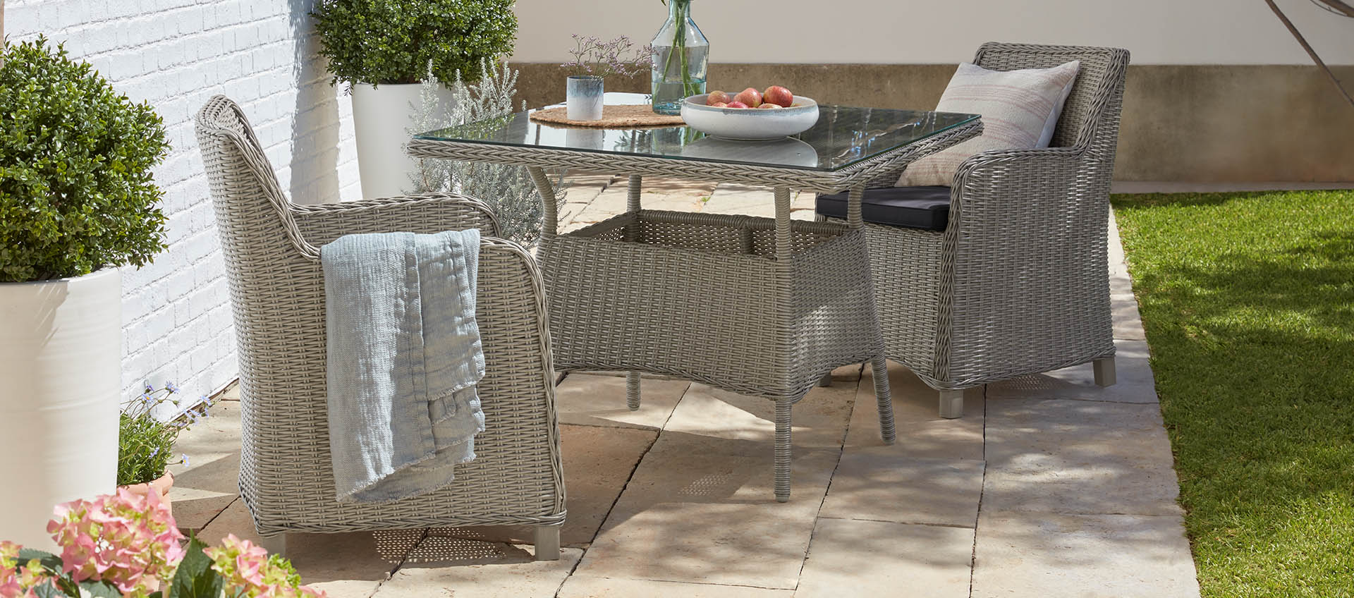 Garden dining set 2 seater on sale