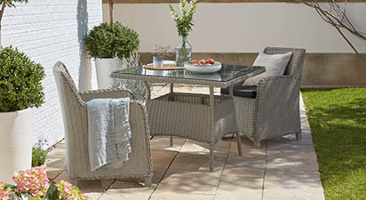 Hayle 2S - 2 Seat Dining Set