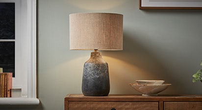 Charcoal Speck Table Lamp