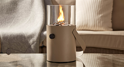 Cosiscoop Taupe Fire Lantern