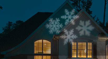 LED Snowflake Projector