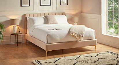 Blomfield Double Bed - Champagne