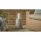 Large Cement Candle Holder