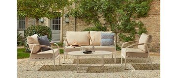 Adderley Sofa & Armchairs Set - White