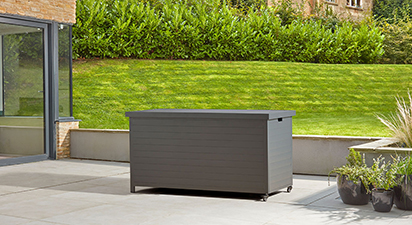 Aluminium Small Storage Box - Grey