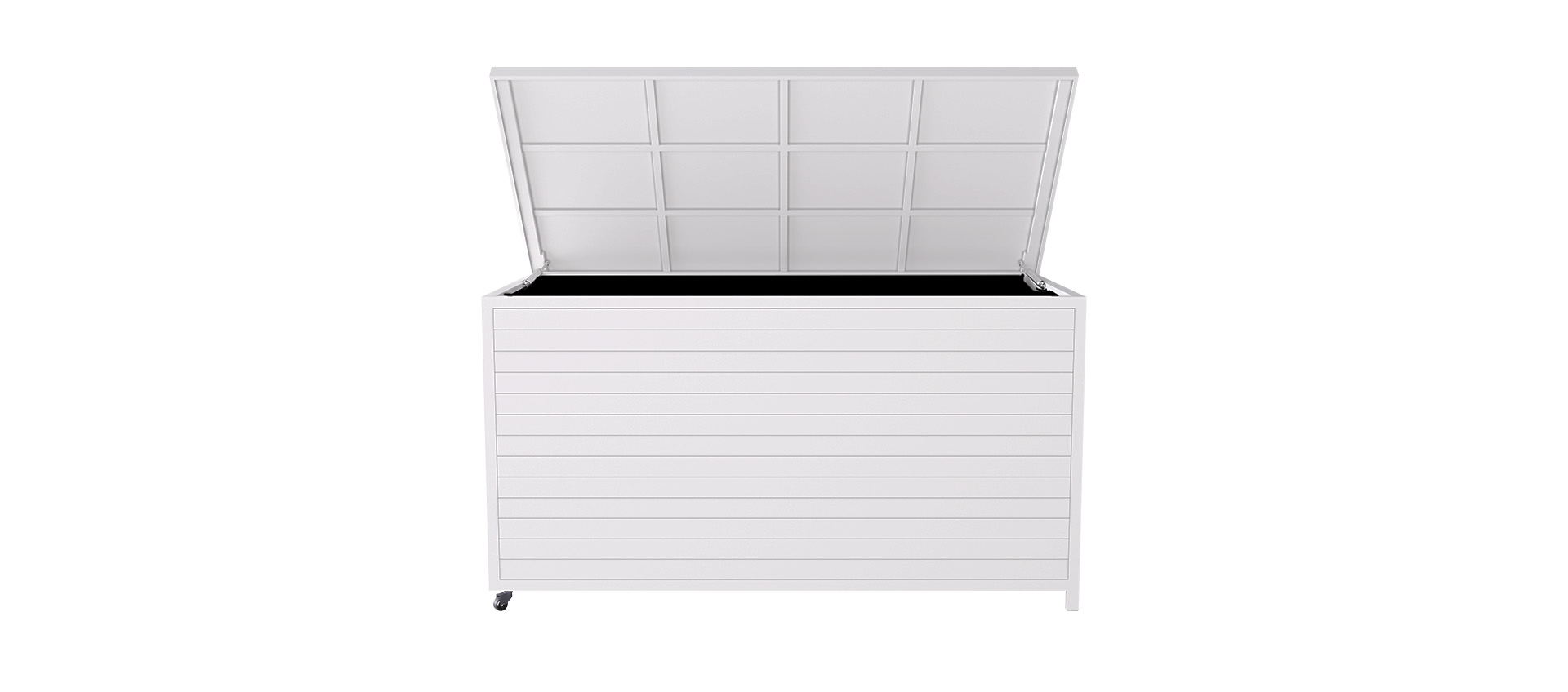 Aluminium Large Storage Box White Moda