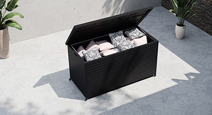 Aluminium Large Storage Box - Black