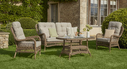 Austell 10B - 2 Seat Sofa & Armchairs Set
