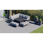 Belgravia 1K - Corner Sofa with Square Rising Table and Benches