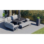 Belgravia 3U - Extended Angled Corner Sofa and Dining with Bench