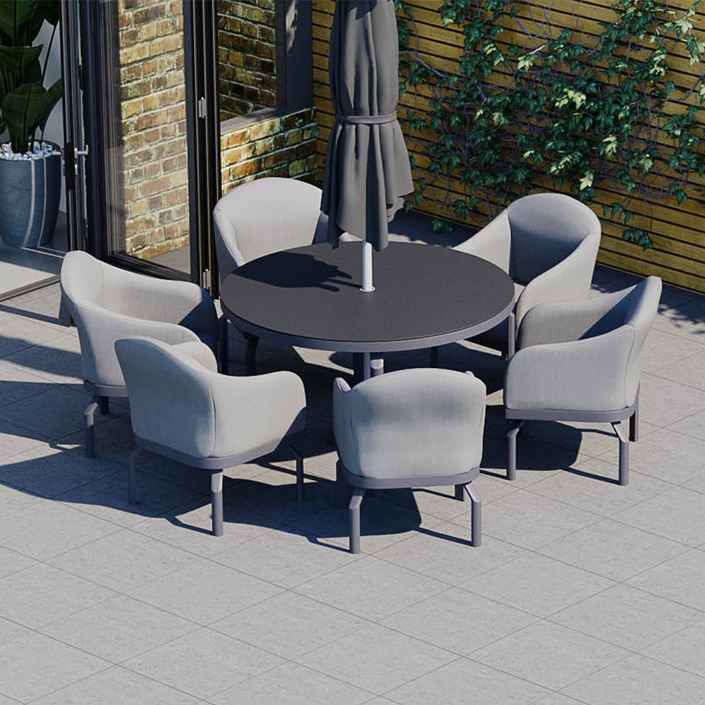 Belgravia 4r 4 Seat Dining With Round Table