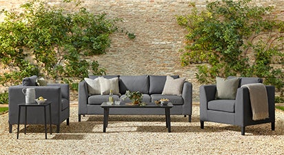 Birkin 11X - 3 Seat Sofa and Coffee Table Set with Armchairs