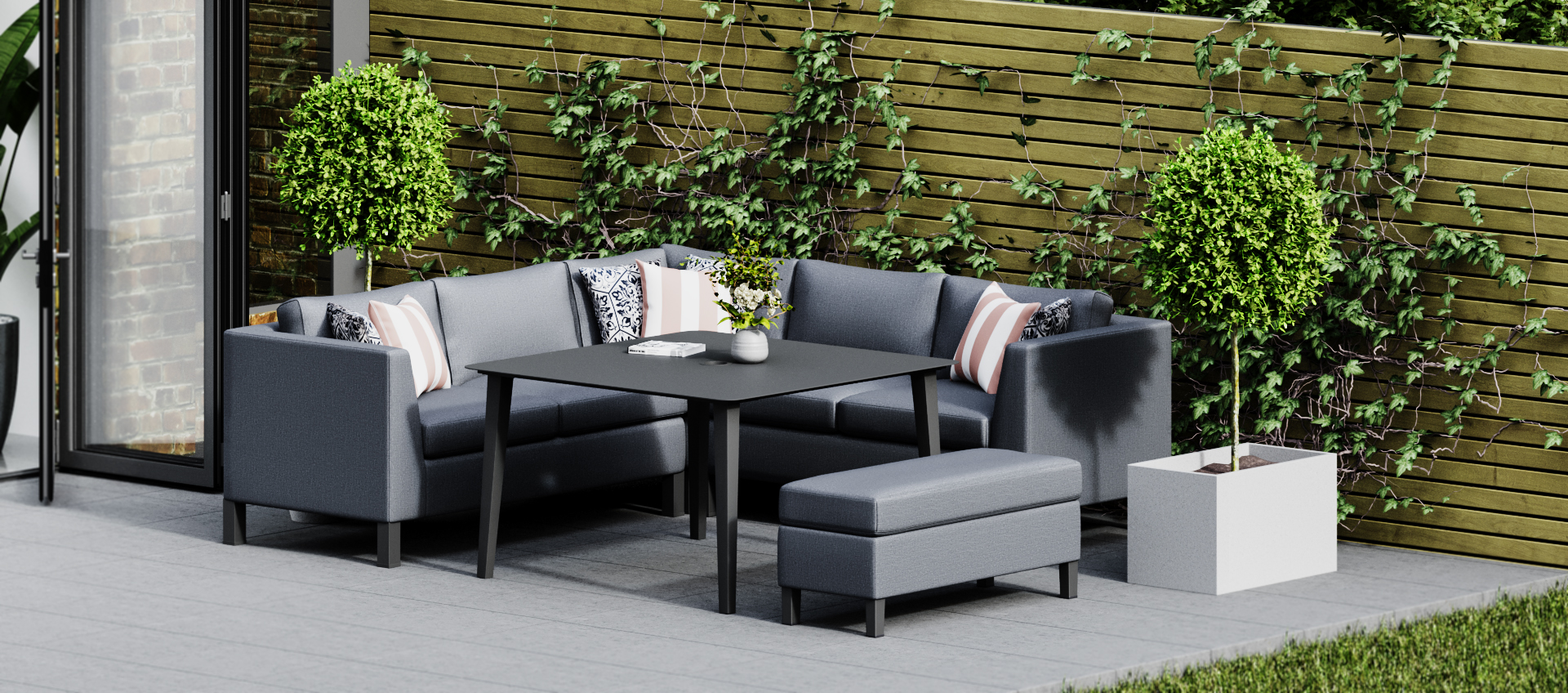 Corner dining clearance sofa set