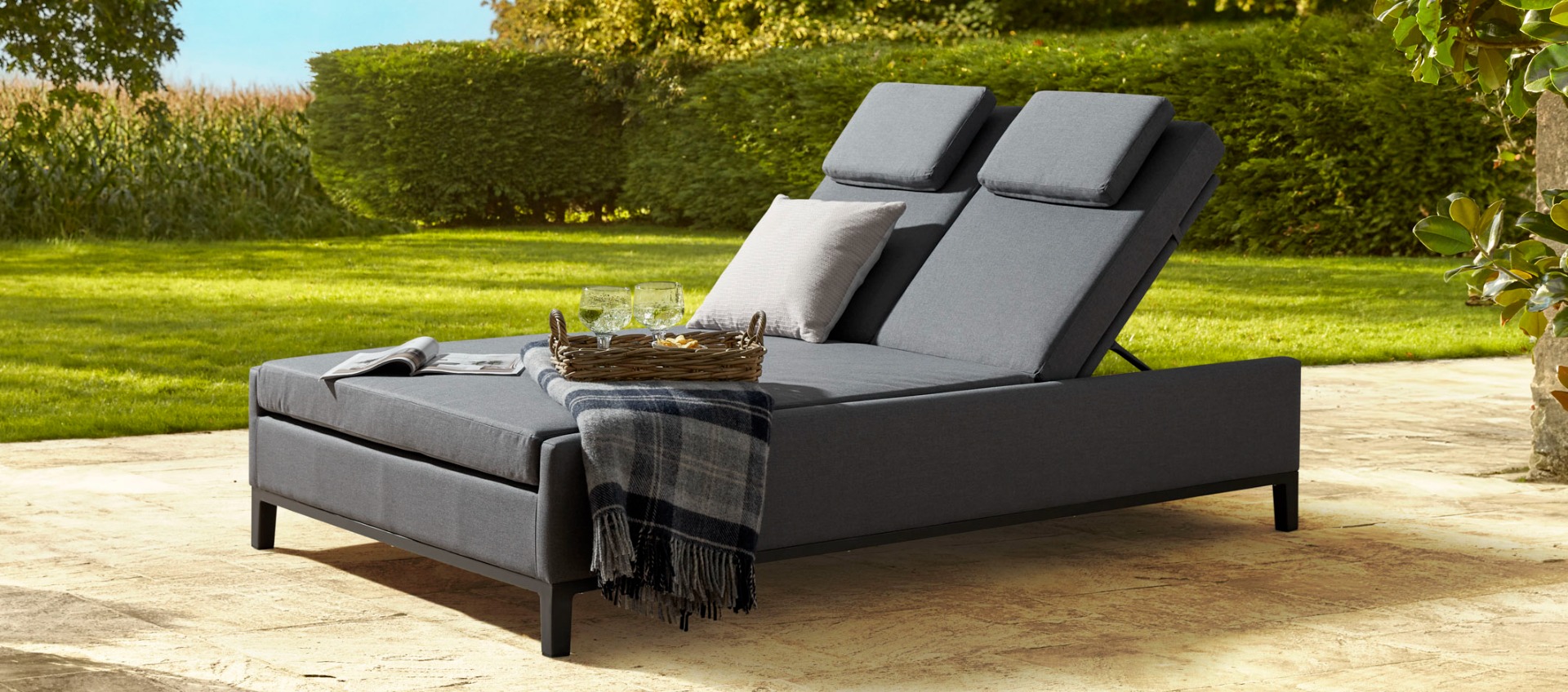 Double lounger hotsell