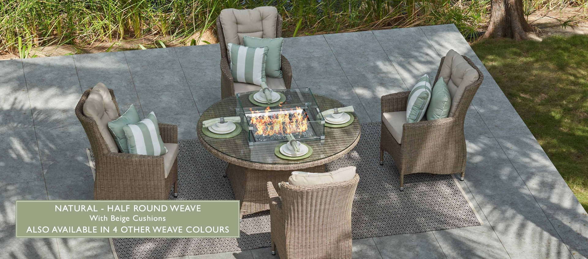 Half circle online patio table
