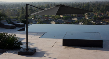 3.5M Cantilever Parasol - Dark Grey