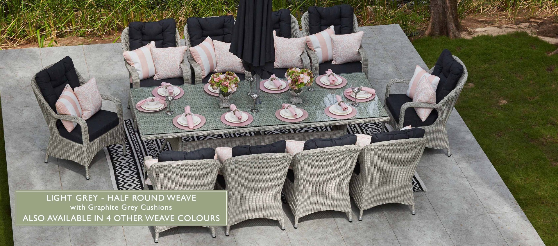 10 seater patio table and chairs store