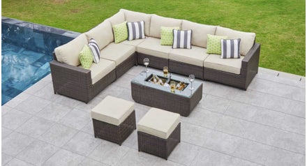 Halo 2C - Extended Corner Sofa with Drinks Cooler Coffee Table