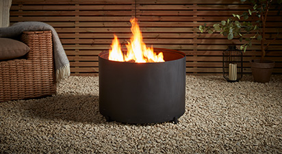 Freestanding Round Fire Pit