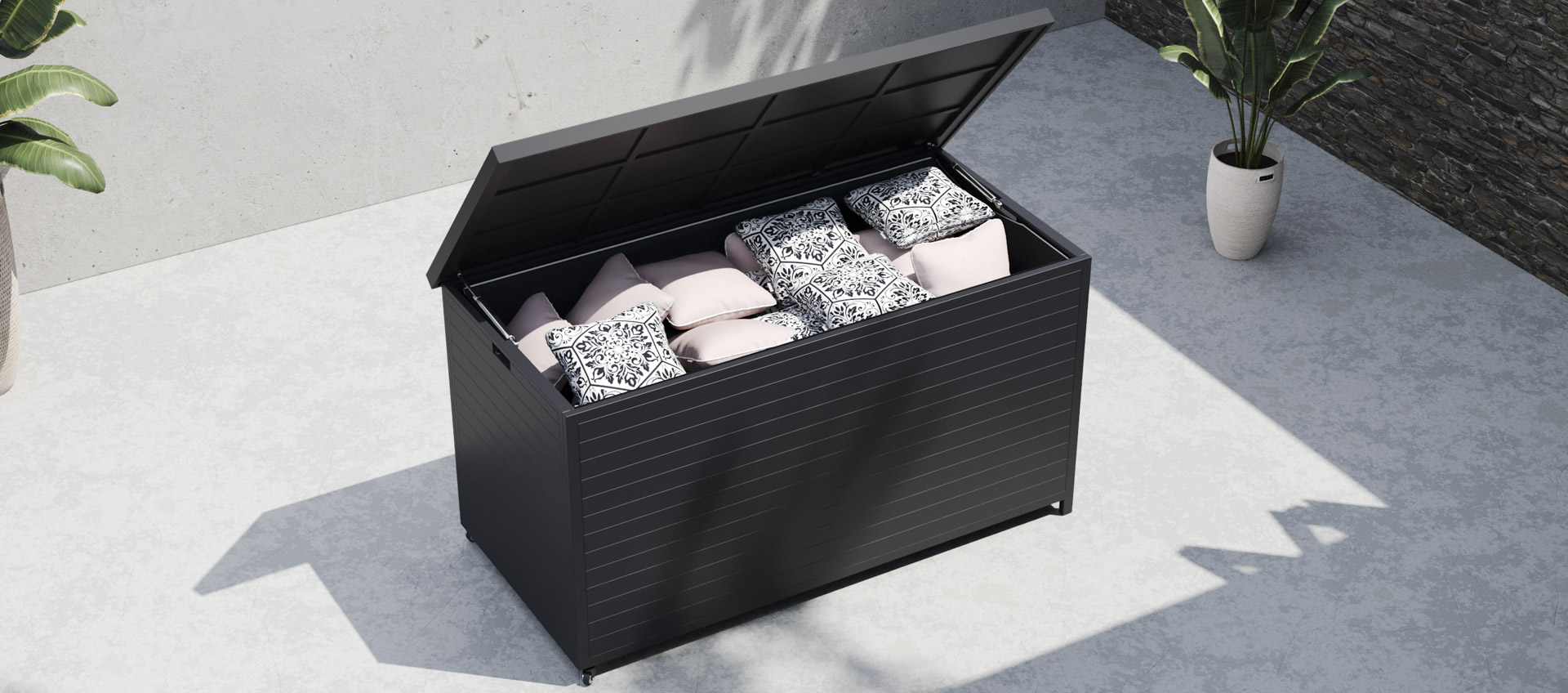 Aluminium Large Storage Box Moda