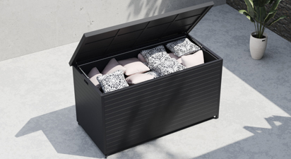 Aluminium Large Storage Box - Grey