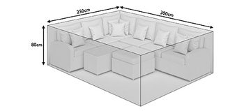Extended Corner Sofa and Rectangle Dining Cover